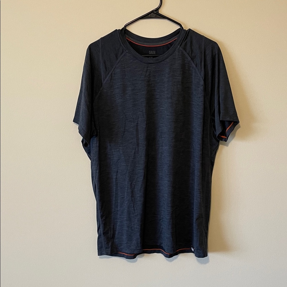Saxx Navy Short Sleeve Tee